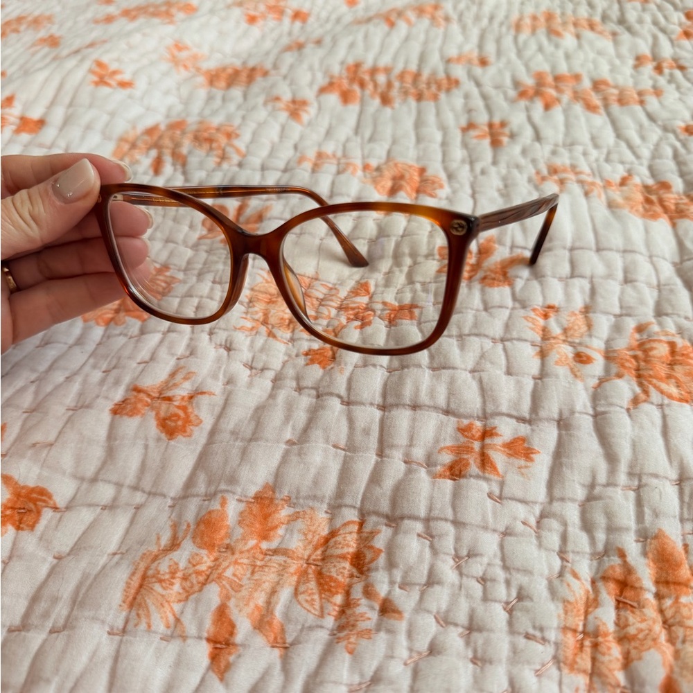 Gucci Brown Cateye Eyeglasses GG0026O - Picture 4 of 10